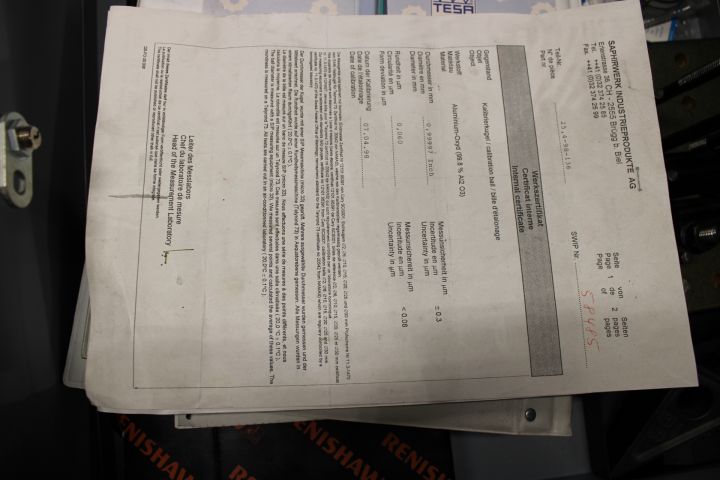 691295-40 Measuring machine, Etalon Derby 2001