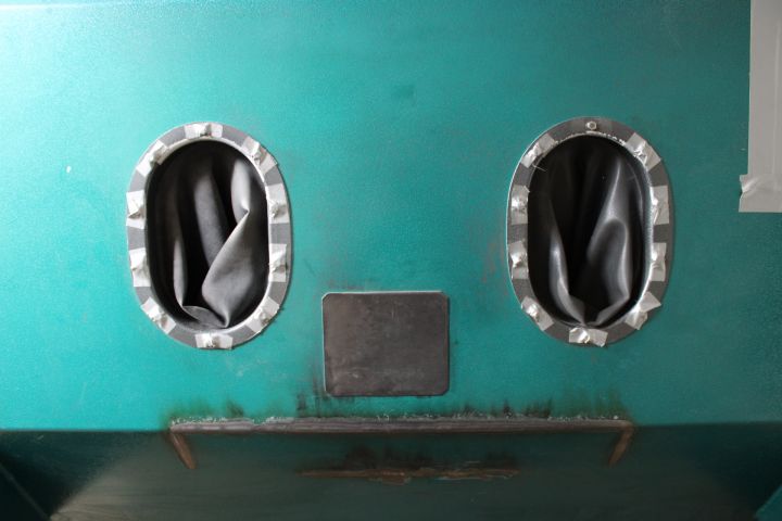 691296-19 Blasting cabinet, NORMFINISH DP 17