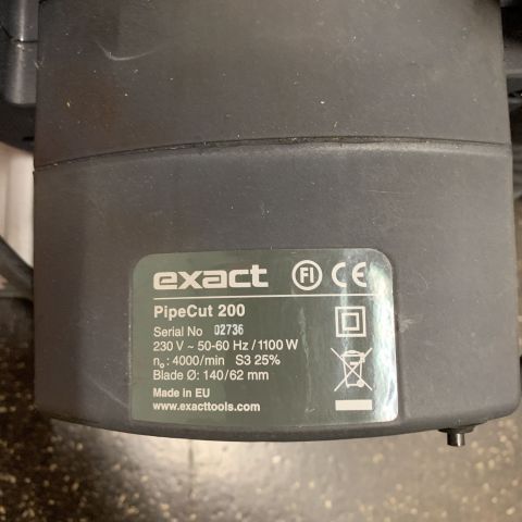 720625-4 Exact pipe pipe PipeCut 200