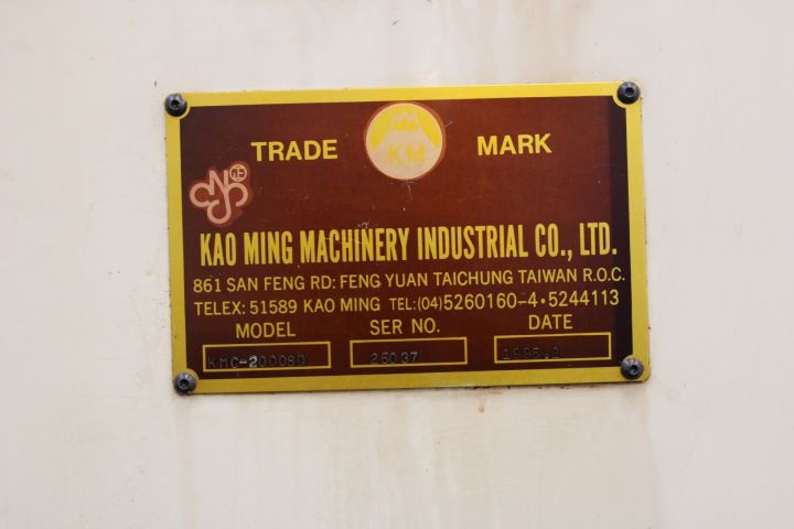 715751-22 CNC milling machine Kao Ming KMC-2000SD -95