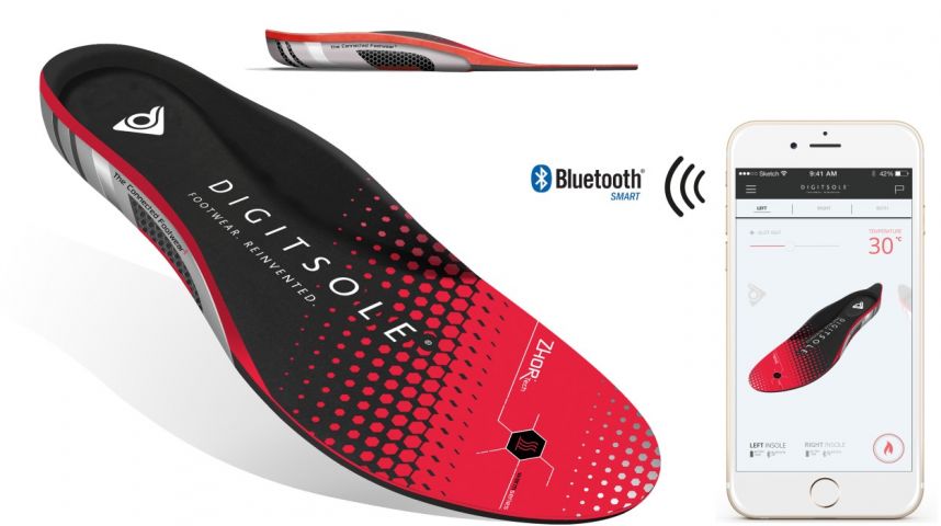 721654-1 Digitsole Warm Series V5 Thermal insoles with Bluetooth, size 36-37 - Free shipping