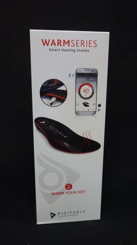 721634-5 Digitsole Warm Series V5 Thermal insoles with Bluetooth, size 44-45 - Free shipping