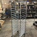 422342-1 Sheet metal trolley for 18 45x60 sheets