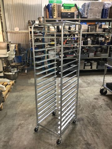422342-1 Sheet metal trolley for 18 45x60 sheets
