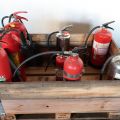 447782-1 8 fire extinguishers.