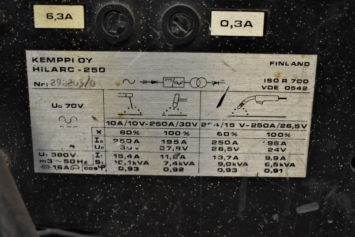 684978-4 Elsvets "Hilarc 250" - Kemppi