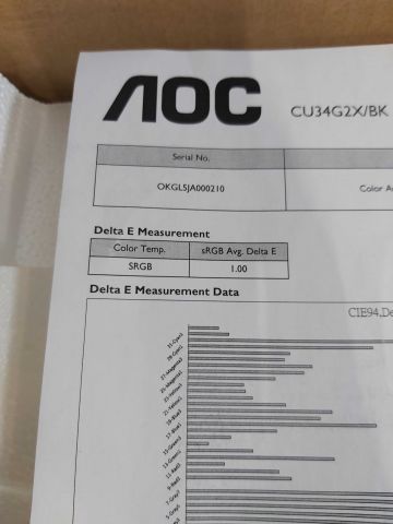 722232-4 Gamingskärm AOC 34" Curved CU34G2X/BK (1440p, 144Hz