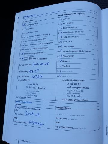 721628-36 Golf Variant 1.4 TGI BlueMotion Gasoline / Methane (JDM267)