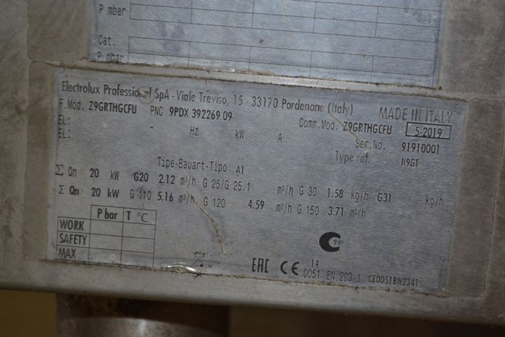 705678-7 Gas grill "Zanussi"