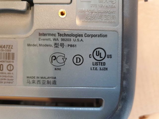 665143-9 PDA Nautiz X3 4 pcs, Printer 4 pcs Intermec PB 51