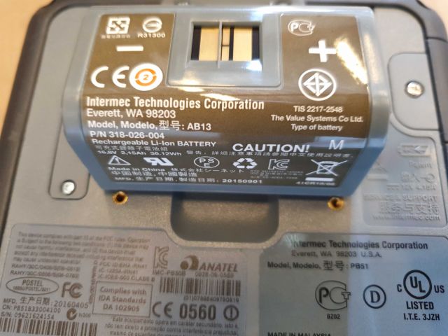 665143-11 PDA Nautiz X3 4 pcs, Printer 4 pcs Intermec PB 51