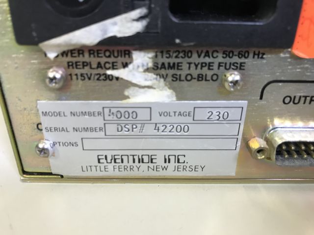 722410-3 Eventide  Ultra Harmonizer DSP4000