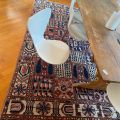 661378-3 Dining table, 8 chairs and carpet
