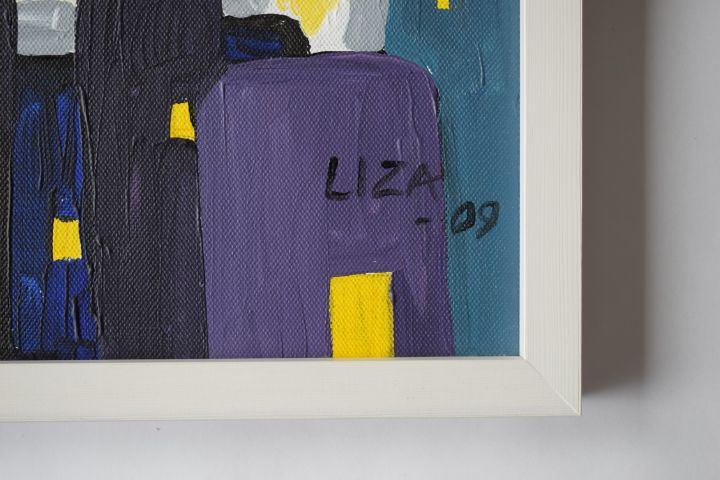 712135-2 Acrylic painting by Liza Marklund, signed -09