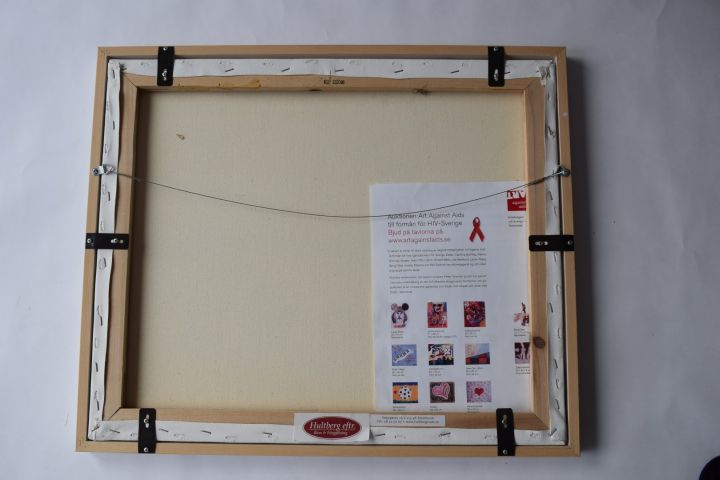 712135-7 Acrylic painting by Liza Marklund, signed -09