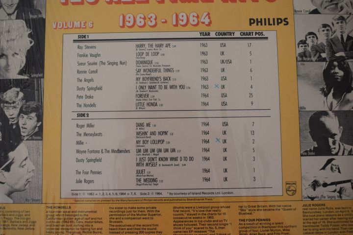 712141-5 Collection album 8 LP "120 All time hits" -60s