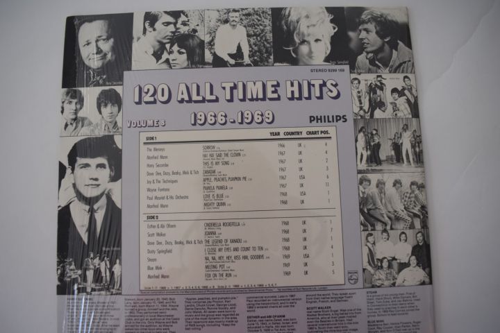 712141-9 Collection album 8 LP "120 All time hits" -60s
