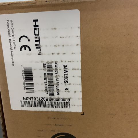 723349-4 Computer monitor LG 34 "monitor 34WL50S-B (IPS, 1080p, FreeSync)