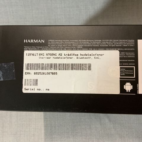 723385-3 Wireless headphones AKG N700NC M2