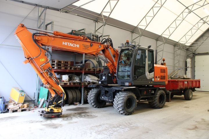 ワダ Wheel excavator Hitachi ZX140W-3 -08 - PS Auction - We value