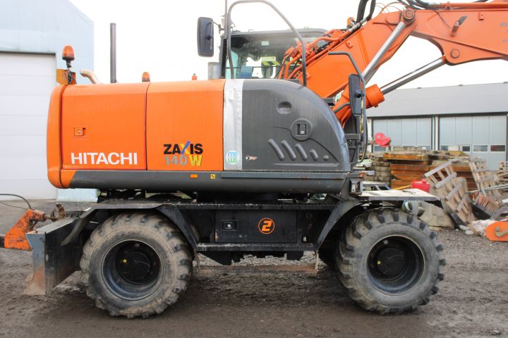 ワダ Wheel excavator Hitachi ZX140W-3 -08 - PS Auction - We value