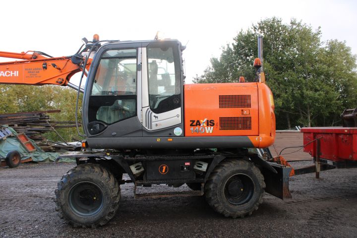 Wheel excavator Hitachi ZX140W-3 -08 - PS Auction - We value the
