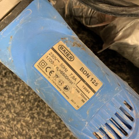 717262-3 Concrete groove cutter Baier BDN 125