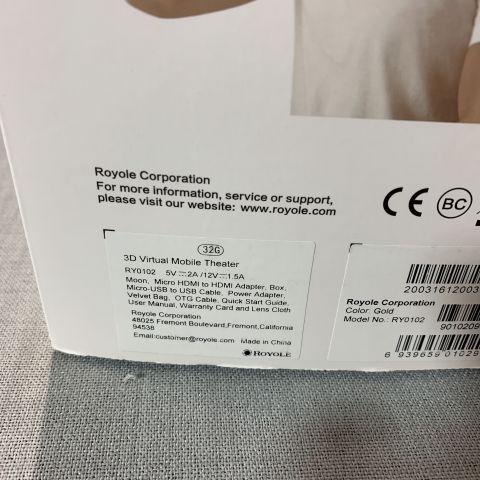 723470-6 ROYOLE Moon 3D Virtual Mobile Theater