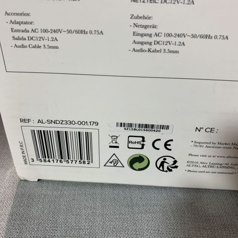 723471-4 Bluetooth speaker Altec Lansing Sunlight - Light wood