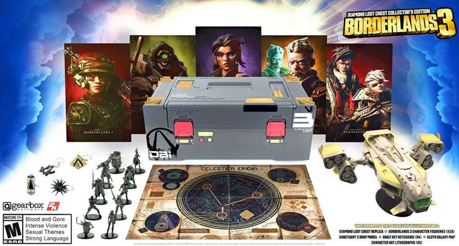 722322-2 Collectibles Borderlands 3 Diamond Loot Chest Collectors Edition