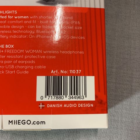 723854-3 Trådlösa Hörlurar Miiego AL3+ Freedom Woman