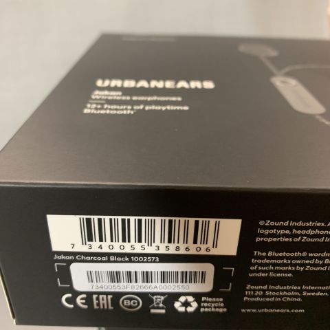 723872-4 Headphones Urbanears Jakan Charcoal Black