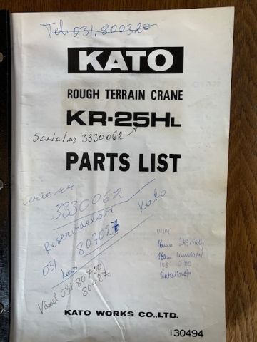 725433-48 Rough terrain  crane 25 Ton Kato KR25HL -83