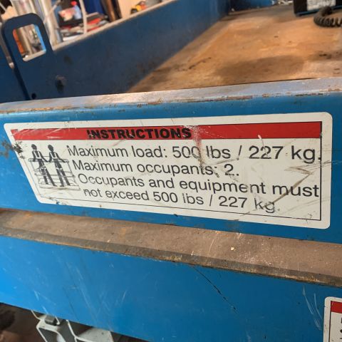 715360-7 Personlift Genie GS-1930