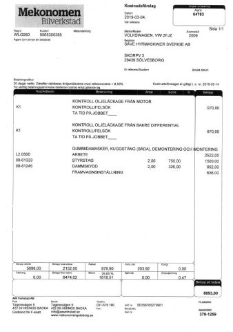 701622-46 Volkswagen Crafter Chassis 2.5 TDI (total weight 5000kg) -2009 (136hp, 257618km)