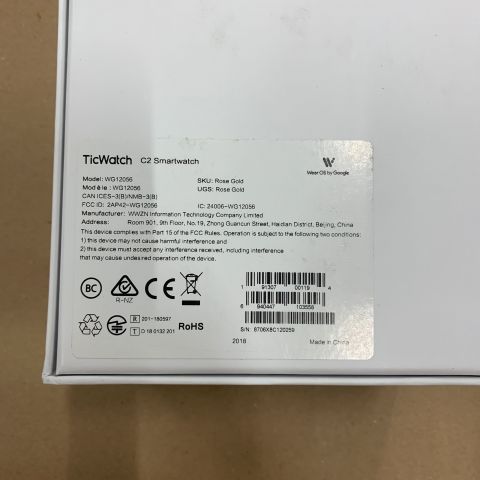 723920-3 Smart watch Mobvoi TicWatch C2 Rose Gold