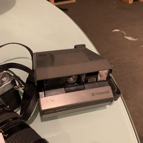 715851-2 Camera Konica Autoreflex T3 & Polaroid Image System