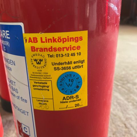 718348-4 Powder extinguisher 3 pcs - 6 KG