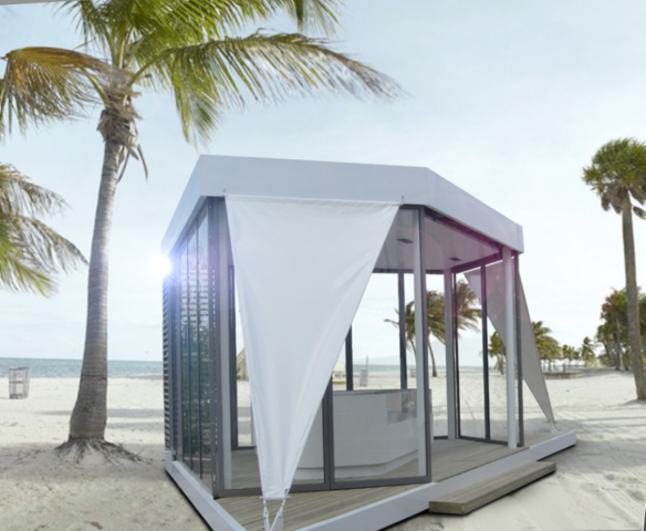 712180-1 Exhibition pavilion, gazebo, guest house, conservatory etc.