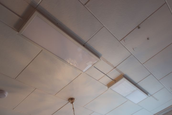 719167-1 2 light panels with remote control, IKEA LED