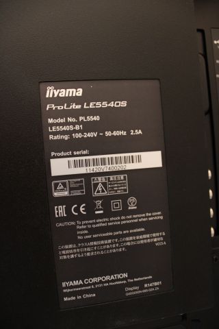 718272-7 LED screen 55 ", iiyama ProLite LE5540S