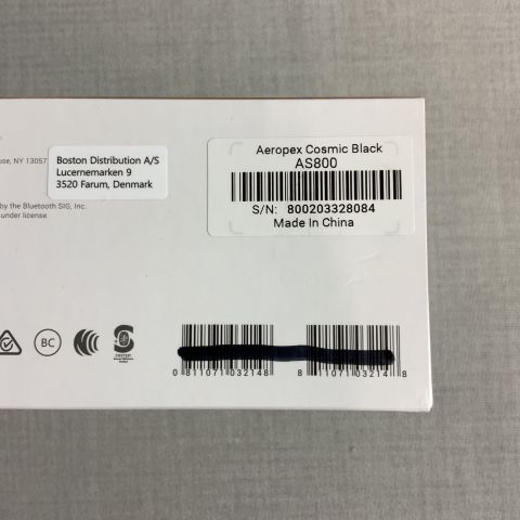 727577-3 Headphones Aftershokz Aeropex - Cosmic Black