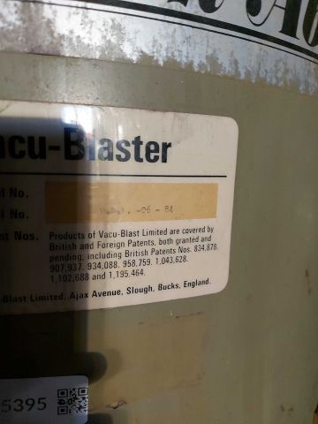715395-3 Vacu-Blast Blasting Machine