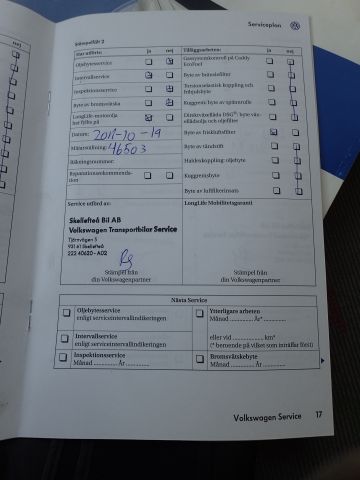 687947-101 VW Caddy Maxi 1.9 TDI -10 Reg no. KCJ879