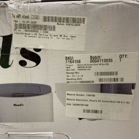 728983-3 Portable AC Wood's AC Cortina Silent 9K Eco