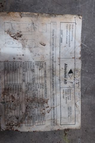 728845-6 Oil mist separator Absolent ODF2000