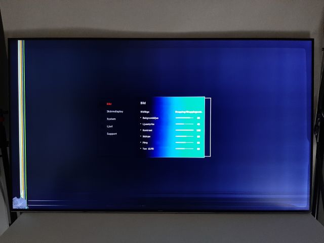 662001-2 TV / Monitor - Samsung QM85F 85 "(defective screen)