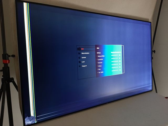 662001-1 TV / Monitor - Samsung QM85F 85 "(defective screen)