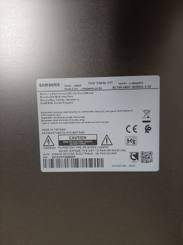 662001-5 TV / Monitor - Samsung QM85F 85 "(defective screen)