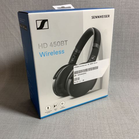 729618-3 Sennheiser HD 450BT Black wireless headphones